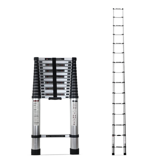 4.4m (14.5 feet) Portable & Compact Aluminium Telescopic Ladder
