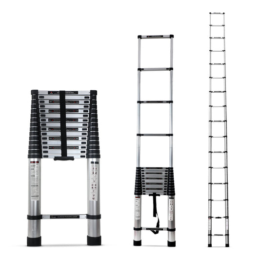 6.5m (21.5 feet) Portable & Compact Aluminium Telescopic Ladder