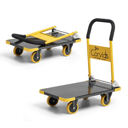 200 Kg Heavy-Duty Folding Metal Hand Platform Trolley/Truck