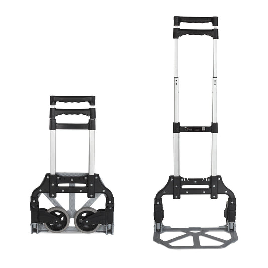 75 Kg Portable Aluminium Hand Truck | Lightweight & Foldable Trolley | Heavy-Duty Compact Dolly Cart for Home, Office & Warehouse Use