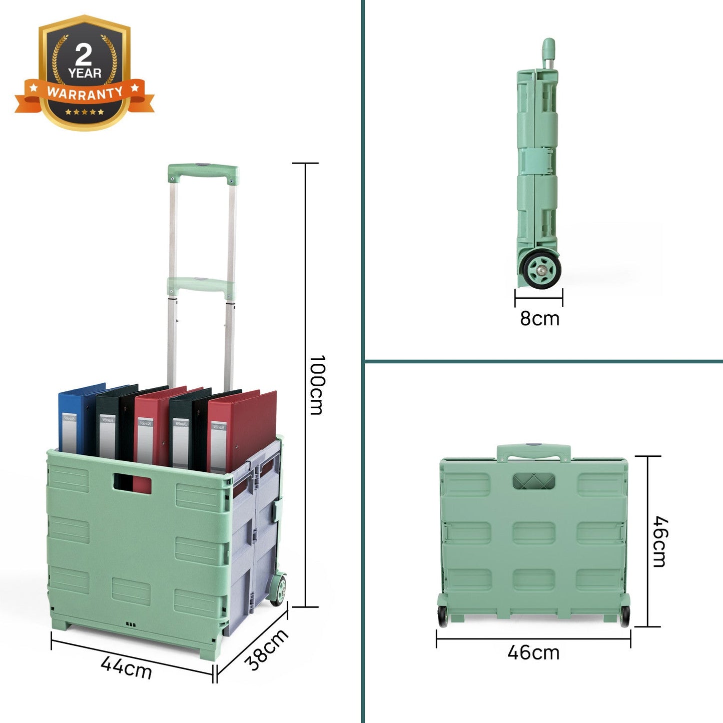 35 Kg Foldable Plastic Utility Cart