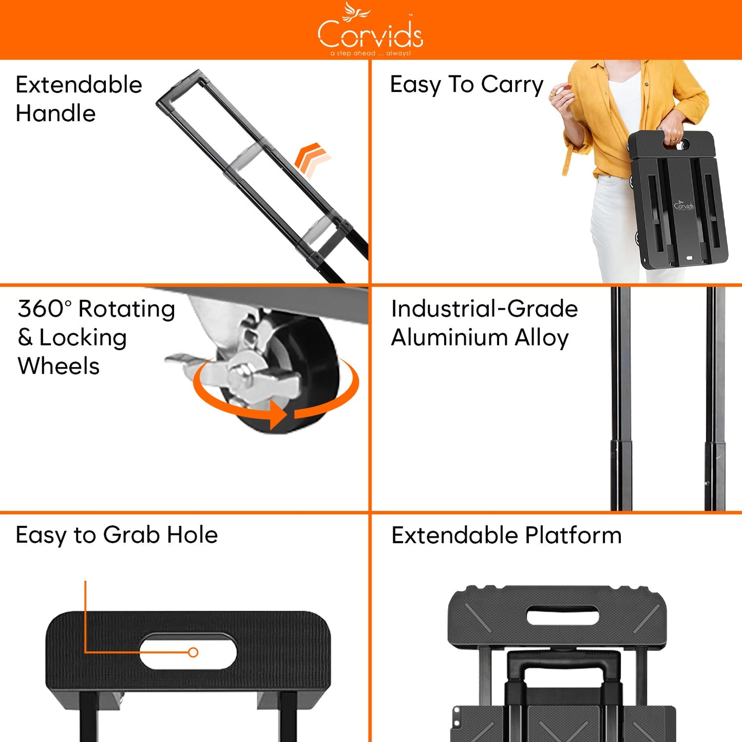 150 Kg Extendable Platform Trolley