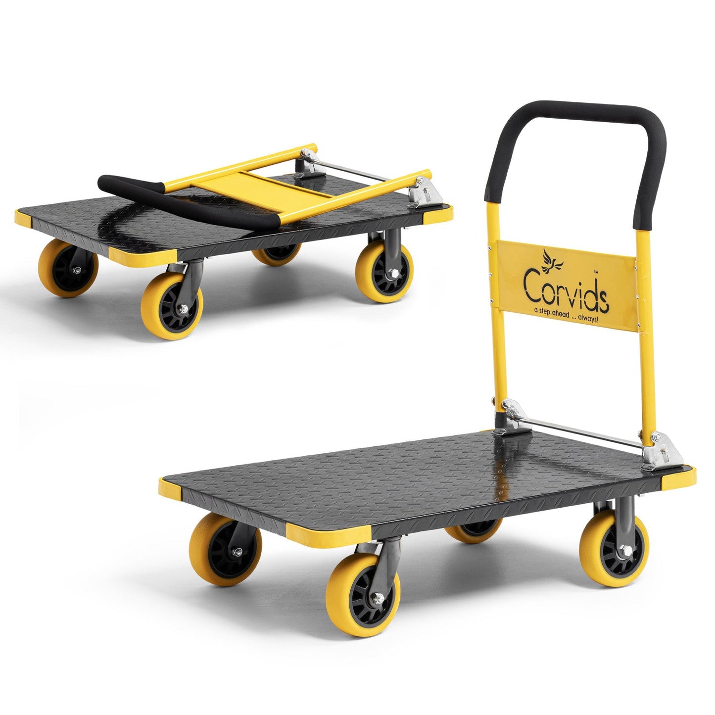 400 Kg Heavy-Duty Folding Metal Hand Platform Trolley/Truck