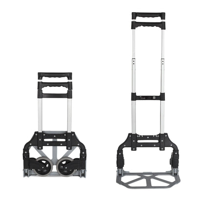 75 Kg Portable Aluminium Hand Truck | Lightweight & Foldable Trolley | Heavy-Duty Compact Dolly Cart for Home, Office & Warehouse Use